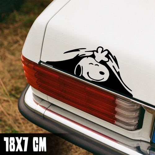 Auto aufkleber snoopy guckt - auto, guckt"