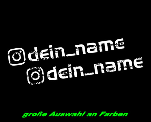Instagram wunschtext 15cm - 2x,