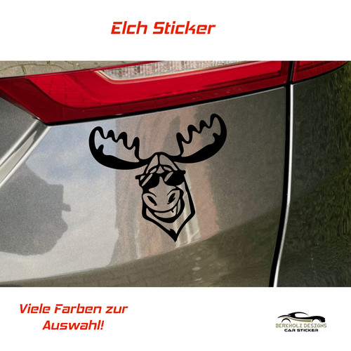 Cooler elch aufkleber - elch,