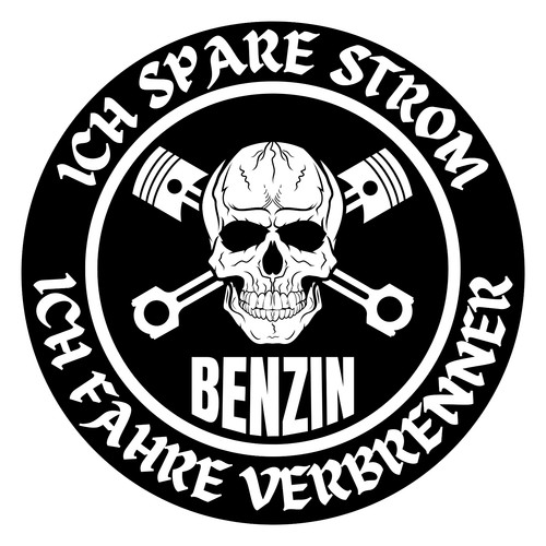 Sticker ich spare strom - strom,