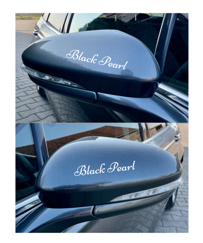 Black pearl spiegel - spiegel, aufkleber