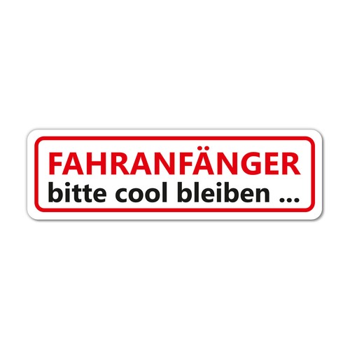 Fahranfänger aufkleber auto - fahranfänger,