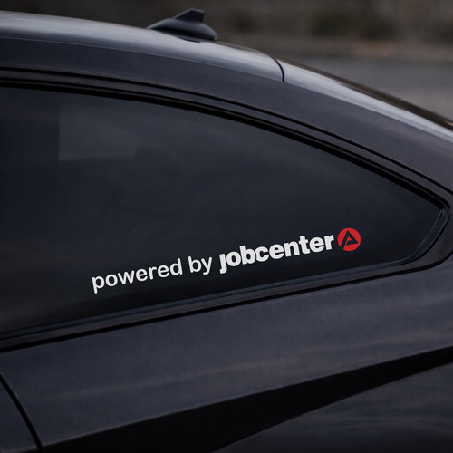 Powered jobcenter sticker - powered,