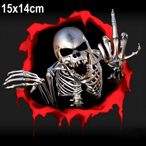 Totenkopf aufkleber skelett - aufkleber,