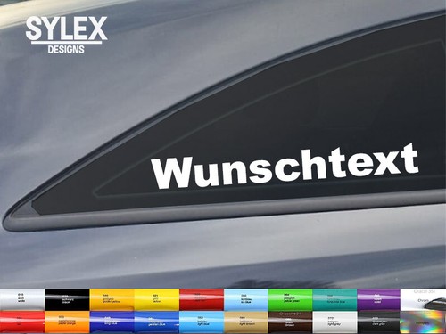 Wunschtext aufkleber - wunschtext,