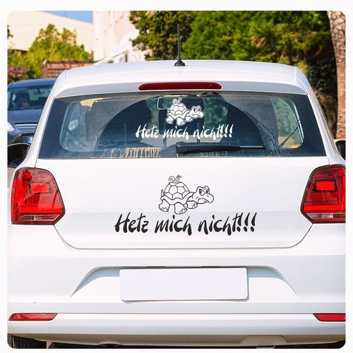 Hetz mich nicht autoaufkleber - nicht!,