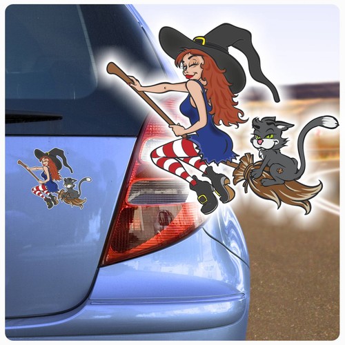 Hexe hexen katze besen - hexe,
