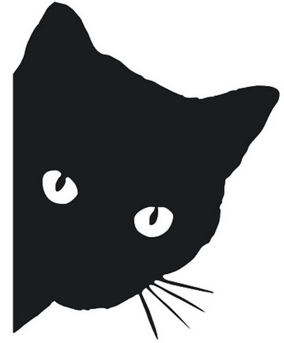 Xxl katzenkopf aufkleber katze - xxl,