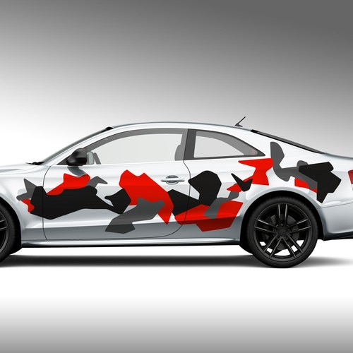 Aufkleber camouflage urban - aufkleber,