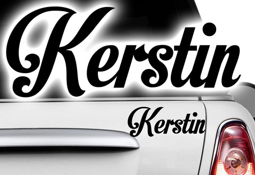 Name 10cm schrift auto - name,