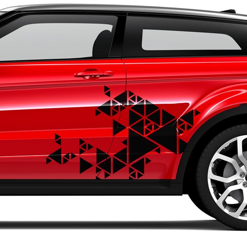 Seitendekor auto aufkleber - seitendekor,