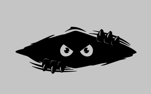 Aufkleber monster auge auto - monster,