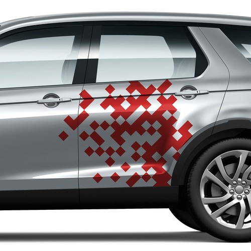 Seitendekor muster auto - seitendekor,