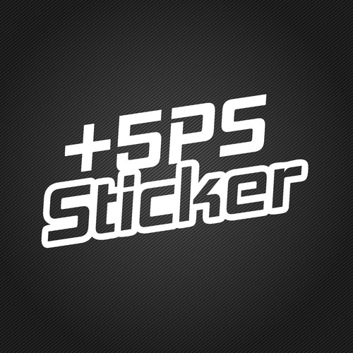 5ps tuningsticker auto - +5ps,