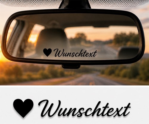 Auto aufkleber rückspiegel - auto,