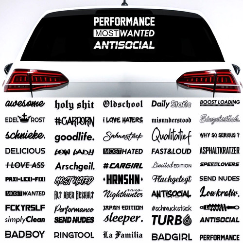 Auto aufkleber heckscheibe - auto,