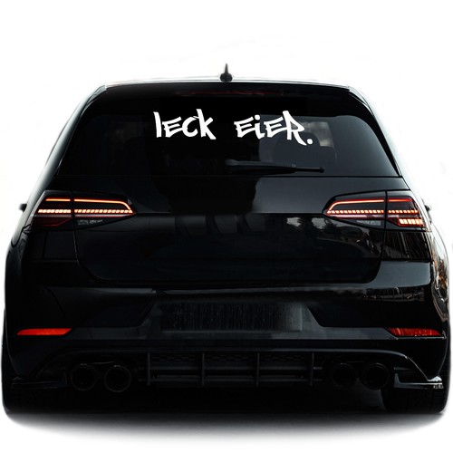 Leck eier autoaufkleber - eier,