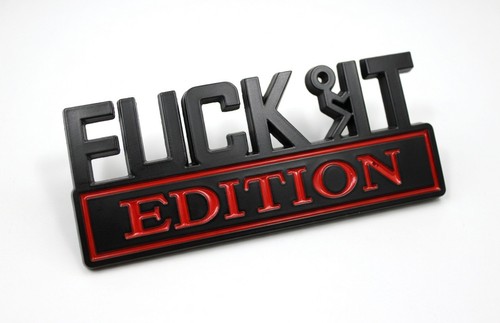Fuck edition metall - 3d,