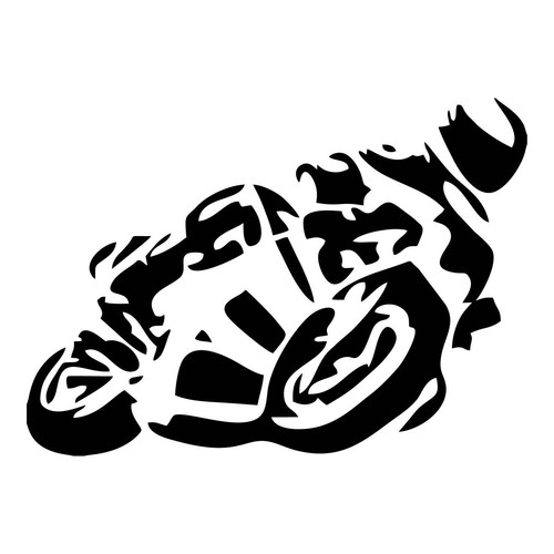 Motorrad rennfahrer aufkleber - rennfahrer,