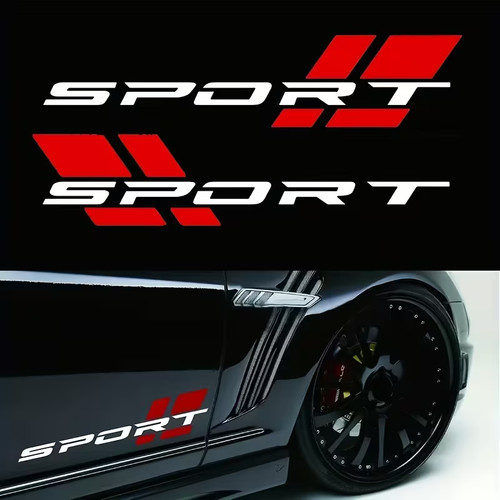 Sport xxl auto aufkleber - 2x,