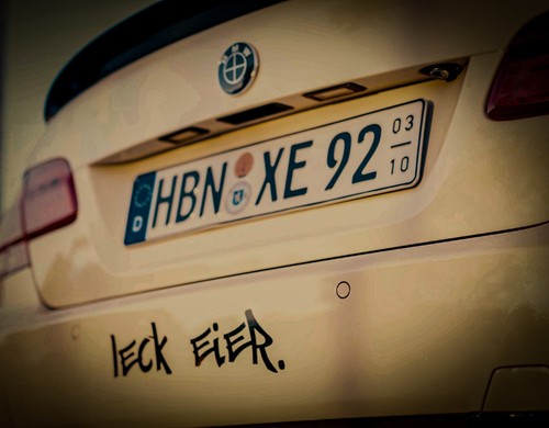 Leck eier autoaufkleber - eier,