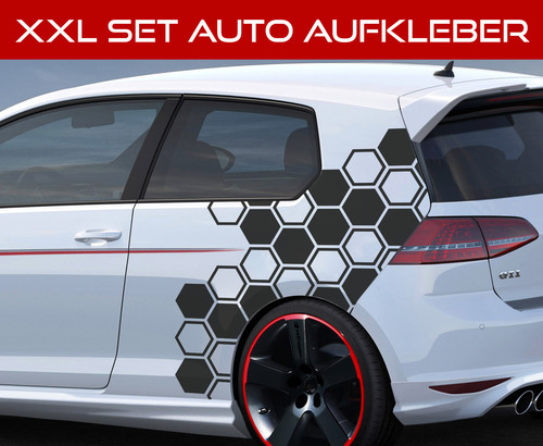 Hexagon pixel camouflage - hexagon,