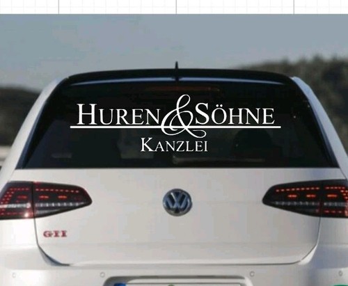 Huren söhne aufkleber kanzlei - huren,