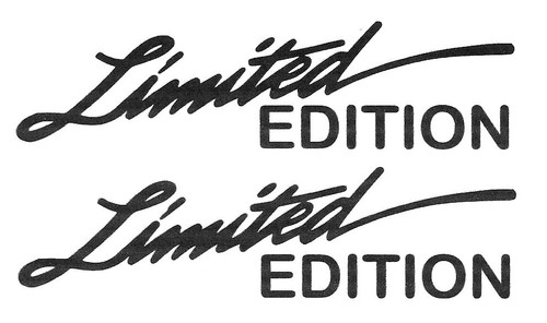 Limited edition - limited,