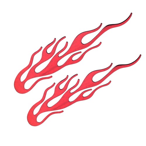 Flammen autoaufkleber 3d - 2,