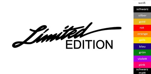 20cm limited edition - edition, sticker